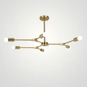 Люстра на штанге LATE D86 Gold