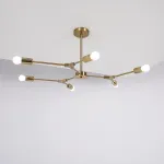 Люстра на штанге LATE D86 Gold