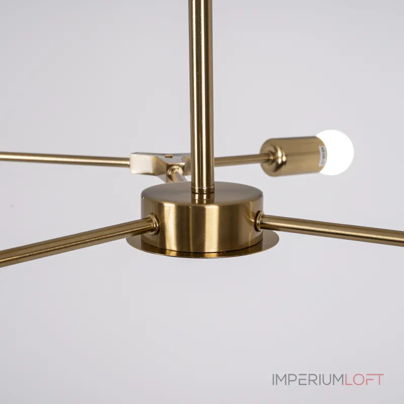 Люстра на штанге LATE D103 Gold