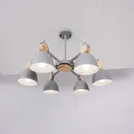 Люстра на штанге ROLLA 6 Gray