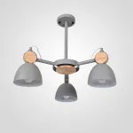 Потолочная люстр на штанге ROLLA 3 Gray от ImperiumLoft