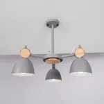 Потолочная люстр на штанге ROLLA 3 Gray от ImperiumLoft