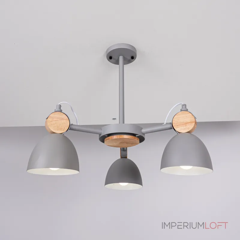 Люстра на штанге ROLLA 3 Gray Люстра на штанге ROLLA 3 Gray