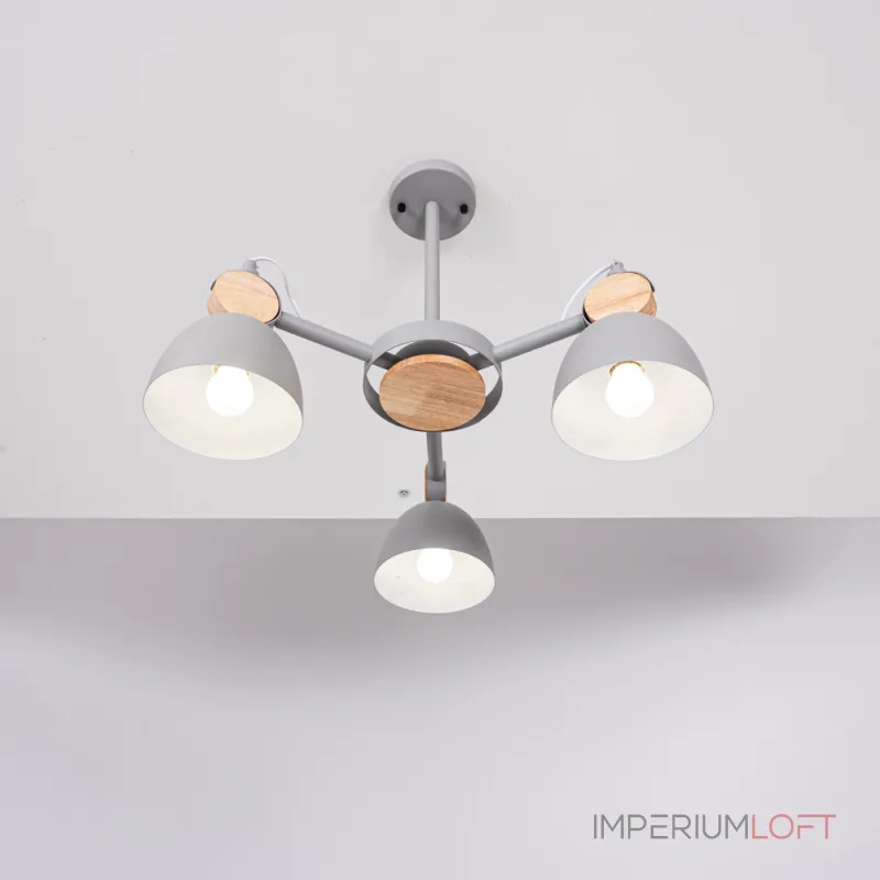 Люстра на штанге ROLLA 3 Gray Люстра на штанге ROLLA 3 Gray