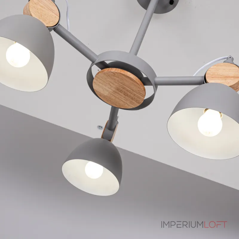 Люстра на штанге ROLLA 3 Gray Люстра на штанге ROLLA 3 Gray