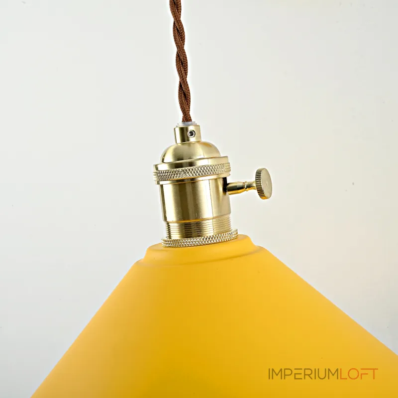Светильник подвесной BRAID желтый от ImperiumLoft