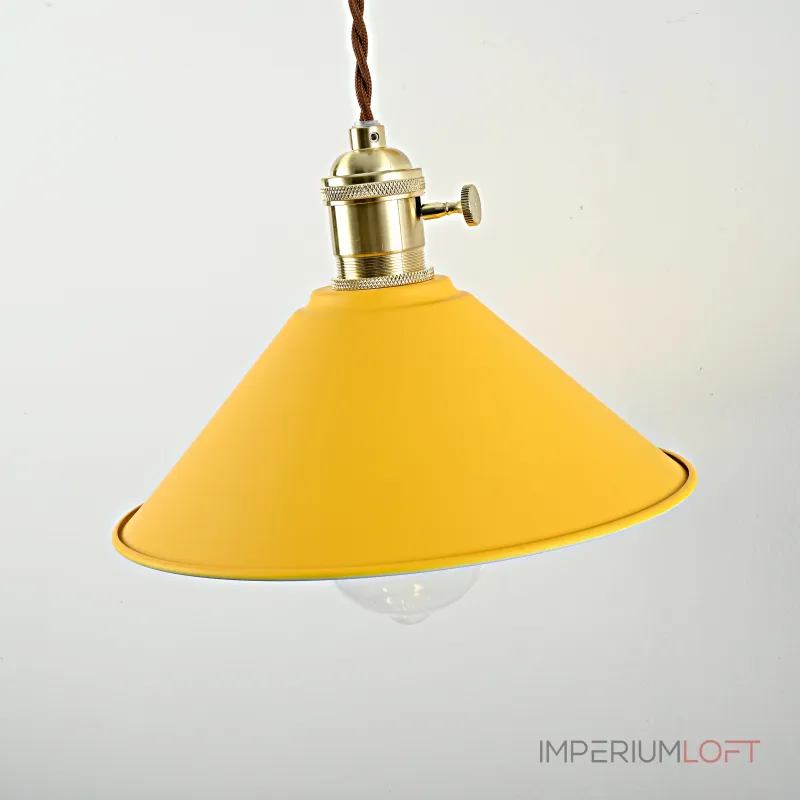 Светильник подвесной BRAID желтый от ImperiumLoft
