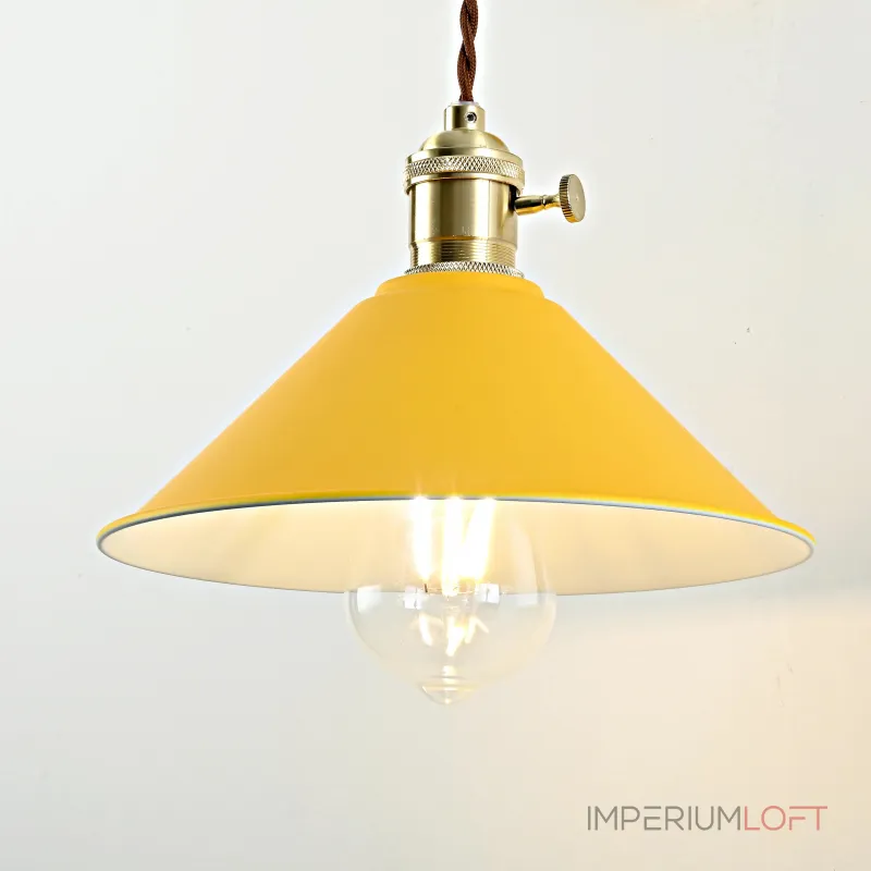 Светильник подвесной BRAID желтый от ImperiumLoft
