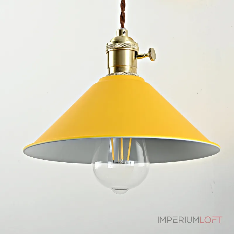 Светильник подвесной BRAID желтый от ImperiumLoft