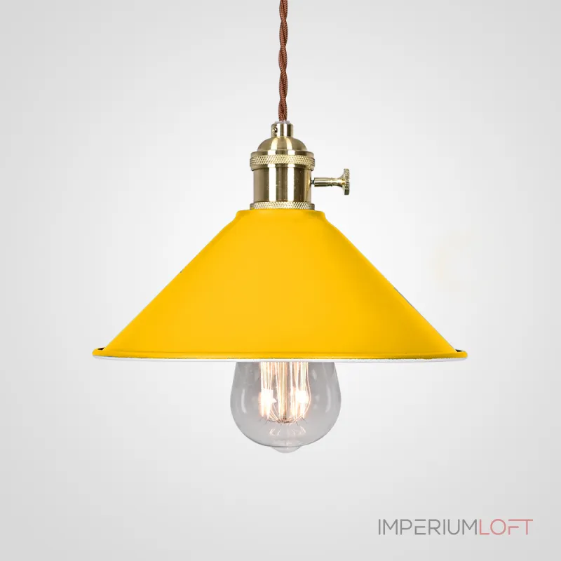 Светильник подвесной BRAID желтый от ImperiumLoft
