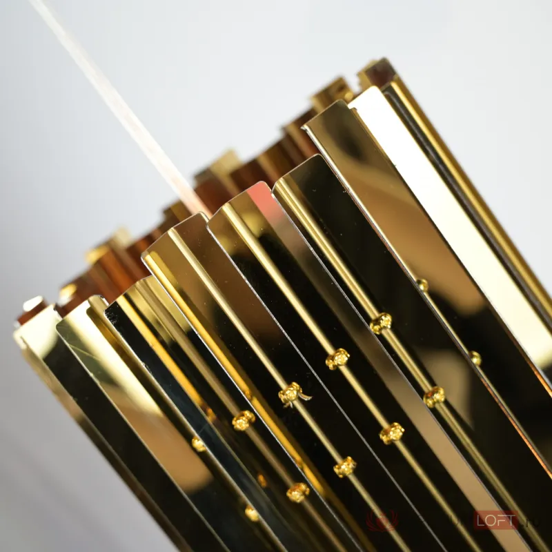 Подвесной светильник Tom Kirk Facet Pendant Gold от ImperiumLoft