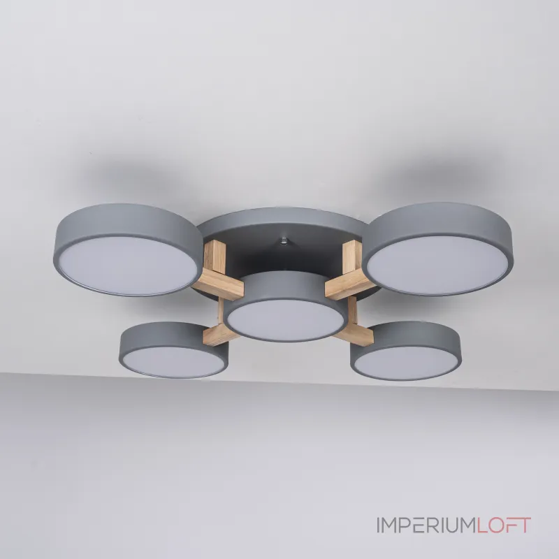 Потолочная люстра JOIST 5 Gray