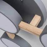 Потолочная люстра JOIST 5 Gray