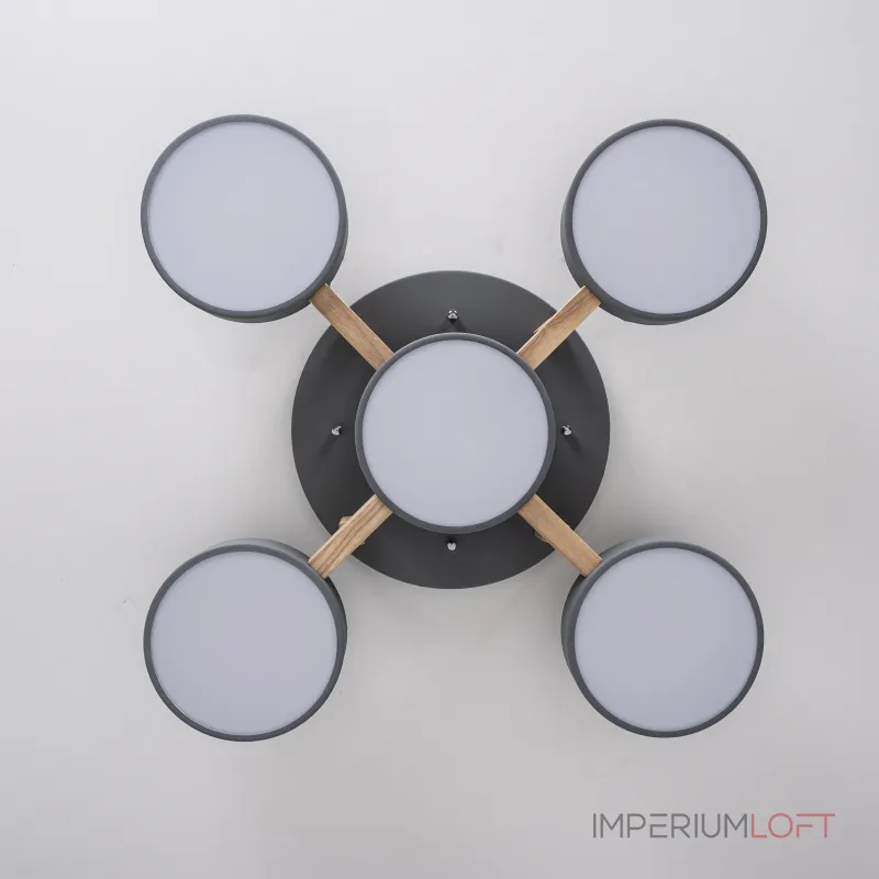 Потолочная люстра JOIST 5 Gray