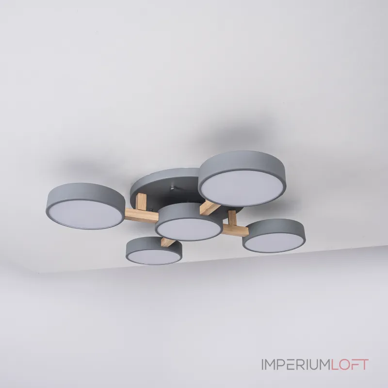 Потолочная люстра JOIST 5 Gray