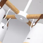 Люстра на штанге NATURA C4 white