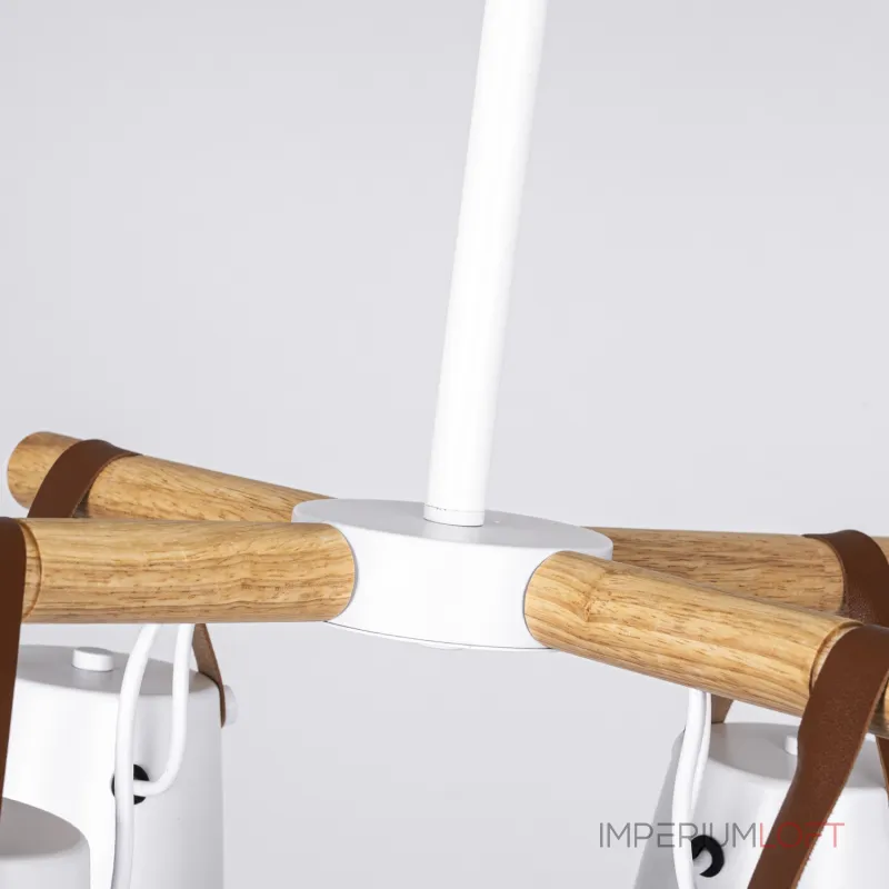 Люстра на штанге NATURA C4 white