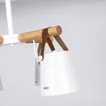 Люстра на штанге NATURA C4 white