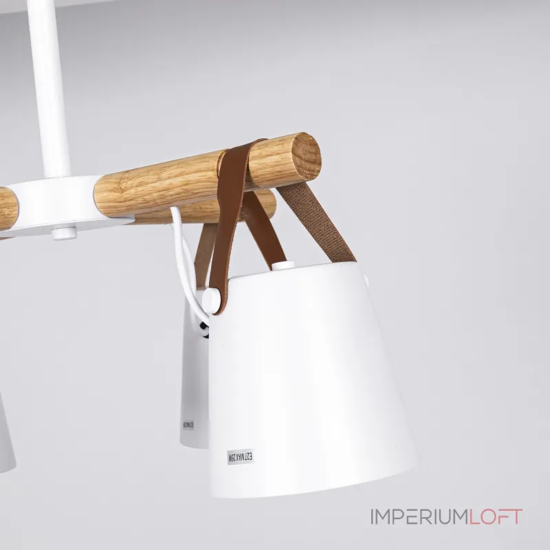 Люстра на штанге NATURA C4 white