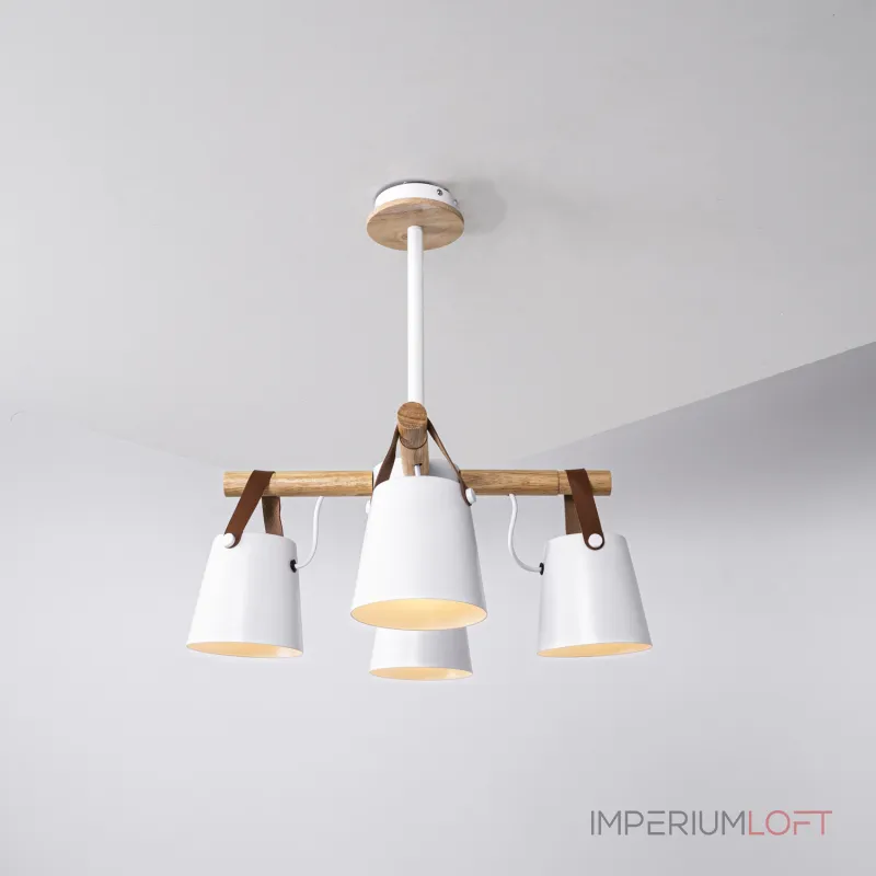 Люстра на штанге NATURA C4 white