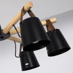 Люстра на штанге NATURA C6 black