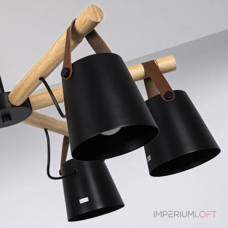 Люстра на штанге NATURA C6 black