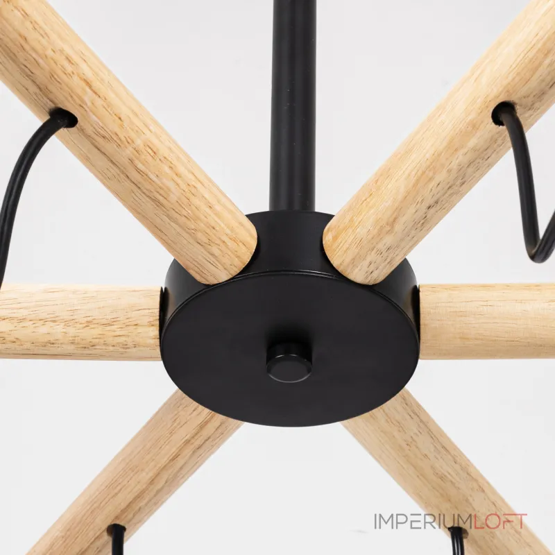 Люстра на штанге NATURA C6 black