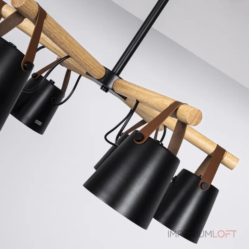 Люстра на штанге NATURA C6 black