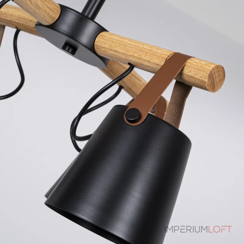 Люстра на штанге NATURA C6 black