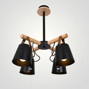 Люстра на штанге NATURA C4 black