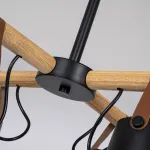 Люстра на штанге NATURA C4 black