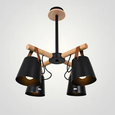 Люстра на штанге NATURA C4 black