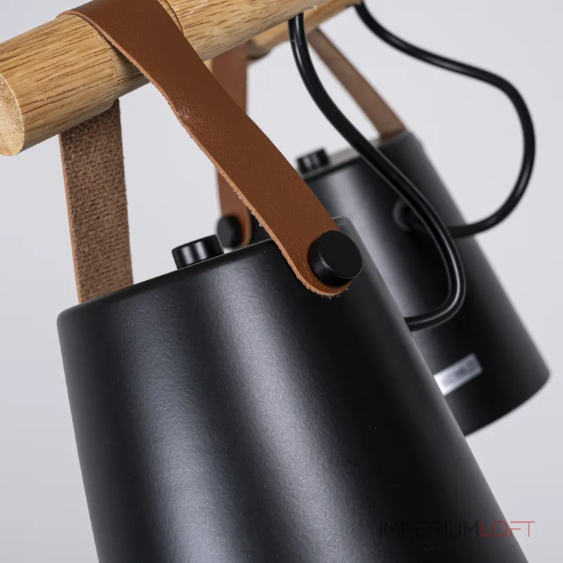 Люстра на штанге NATURA C6 black