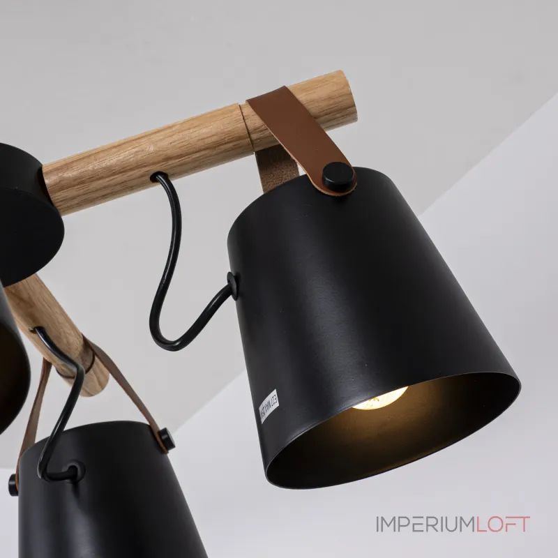 Люстра на штанге NATURA C6 black