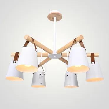 Люстра на штанге NATURA C6 white