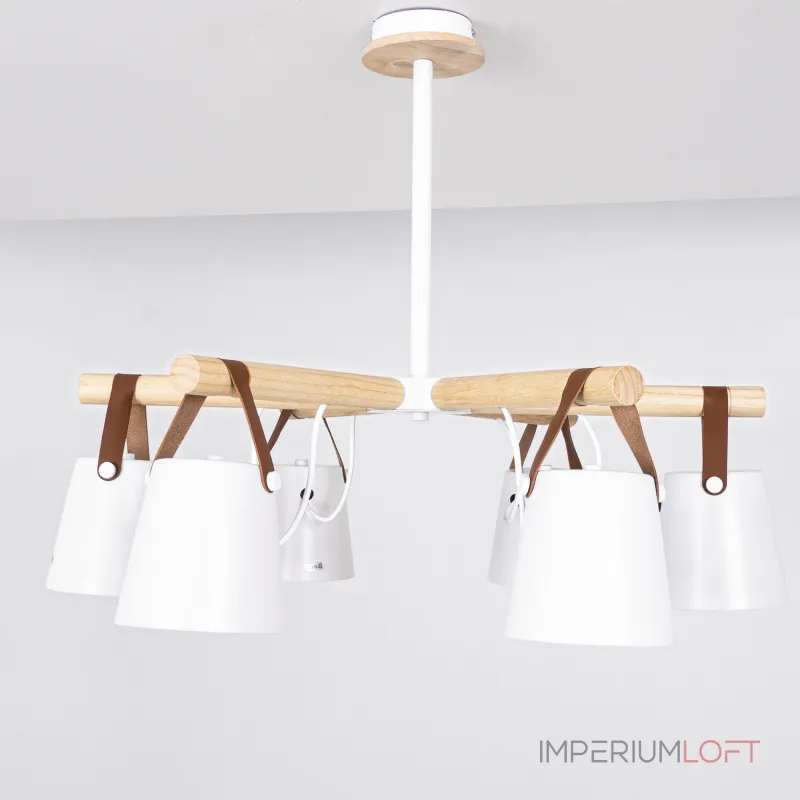 Люстра на штанге NATURA C6 white