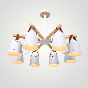 Люстра на штанге NATURA C8 white