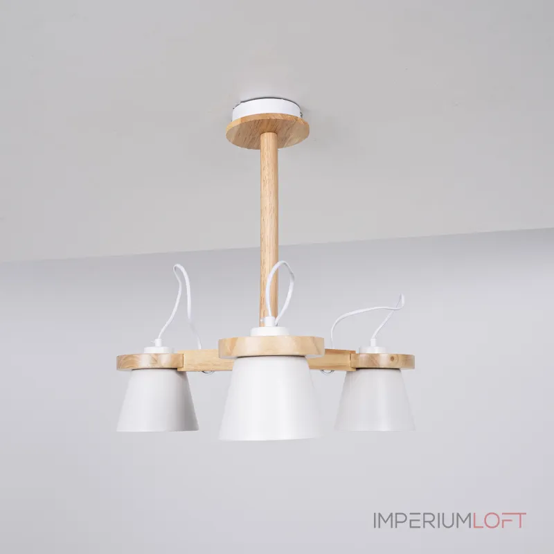 Люстра на штанге NATURA B3 White