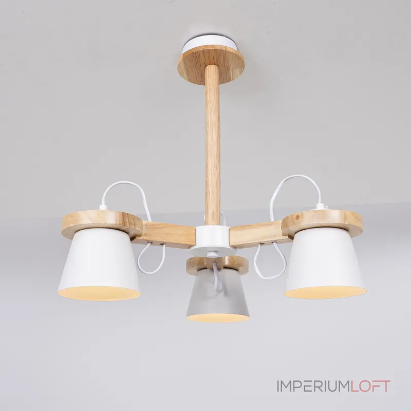 Люстра на штанге NATURA B3 White