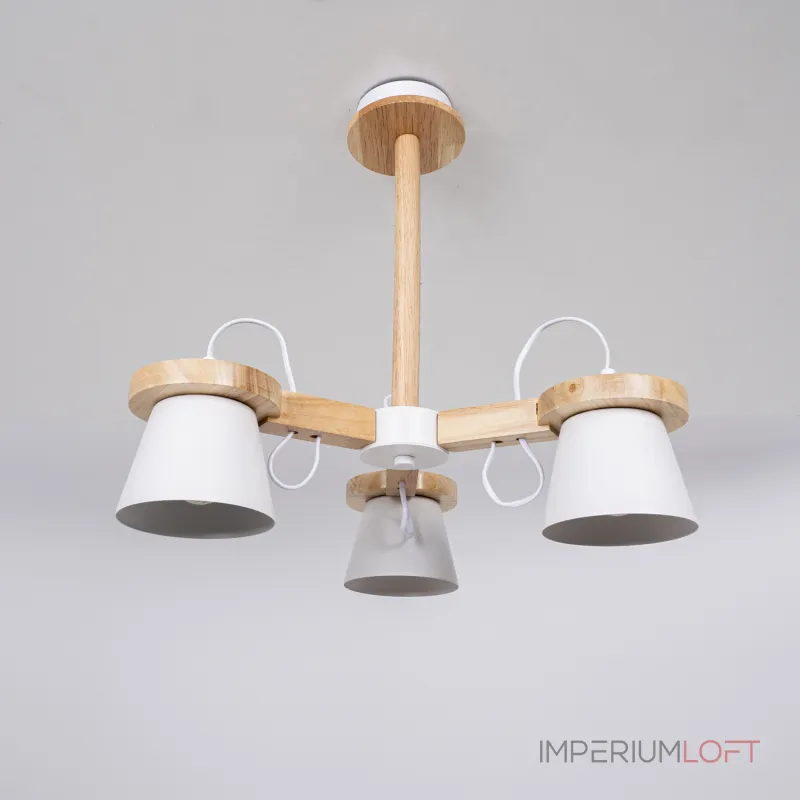 Люстра на штанге NATURA B3 White