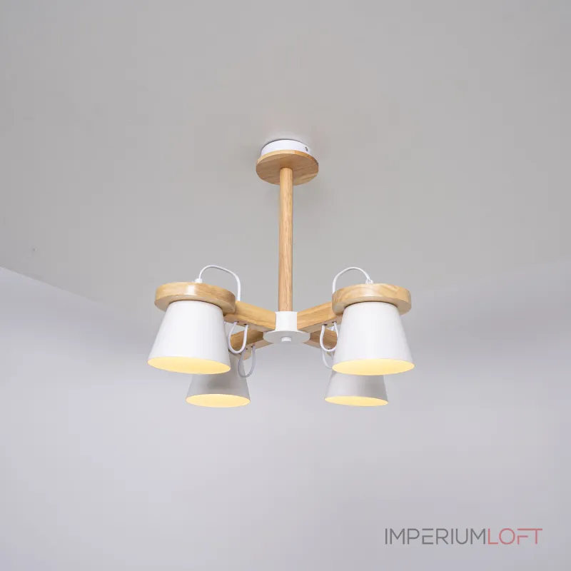 Люстра на штанге NATURA B4 White