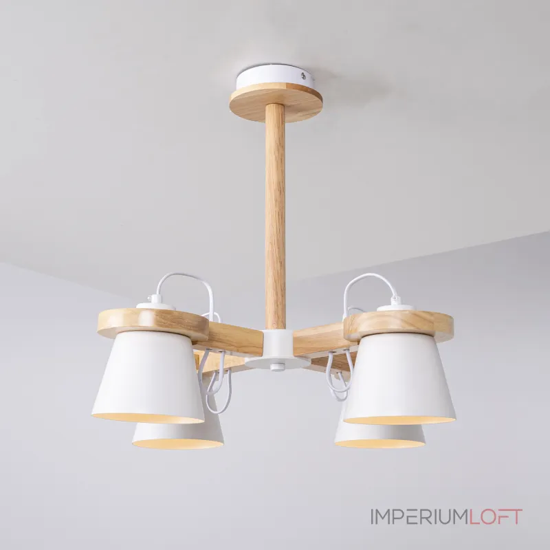 Люстра на штанге NATURA B4 White