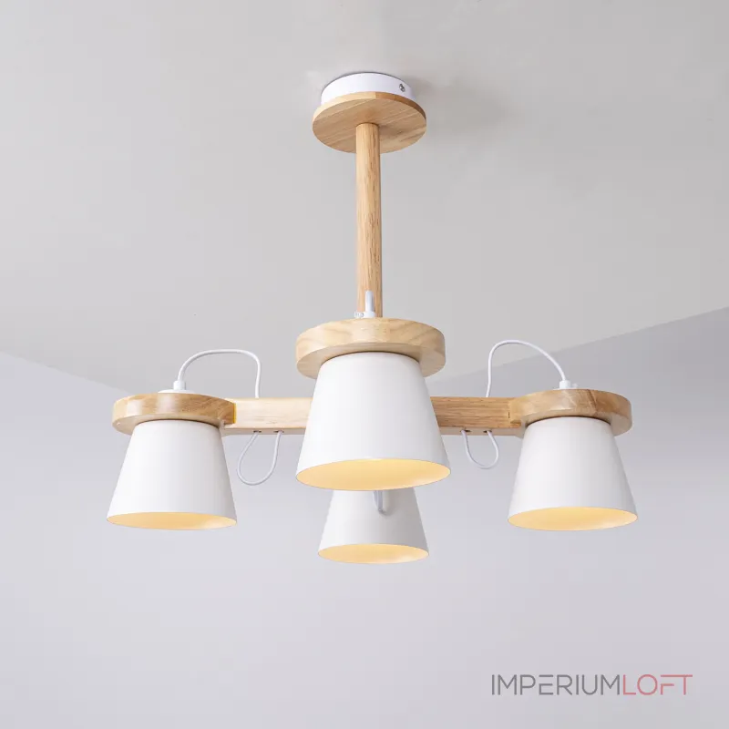 Люстра на штанге NATURA B4 White