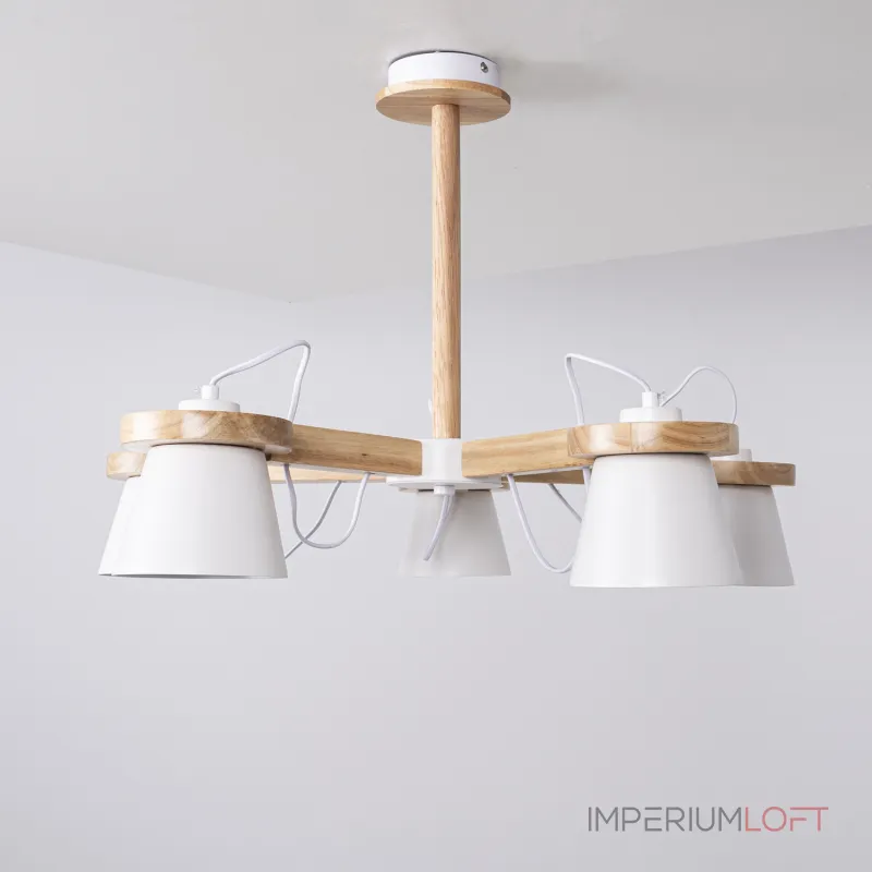 Люстра на штанге NATURA B5 White