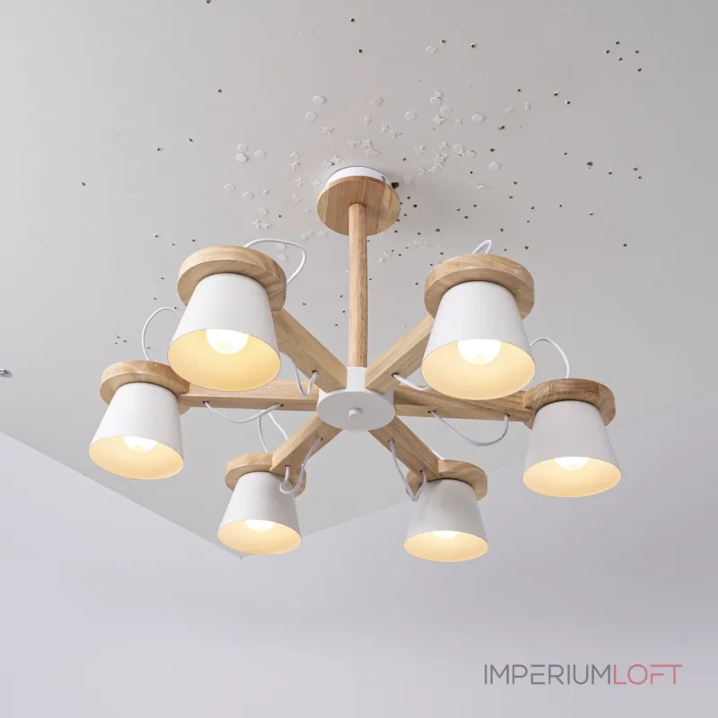 Люстра на штанге NATURA B6 White