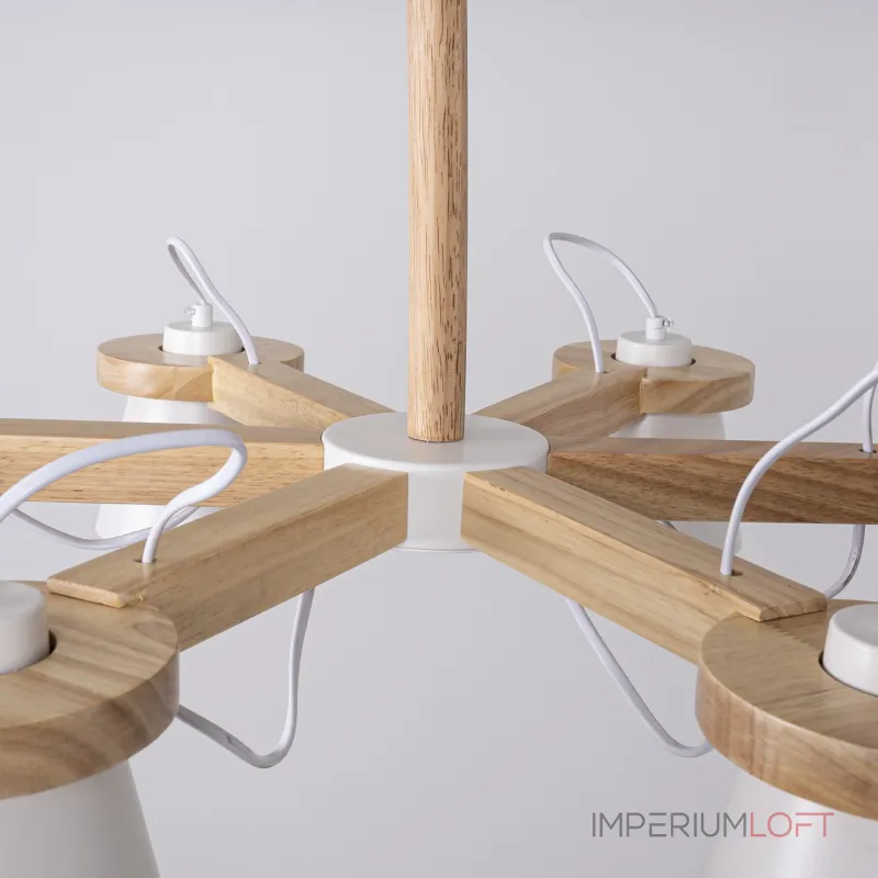 Люстра на штанге NATURA B6 White