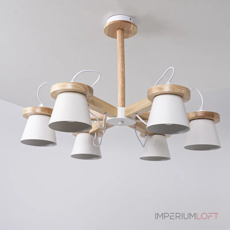 Люстра на штанге NATURA B6 White