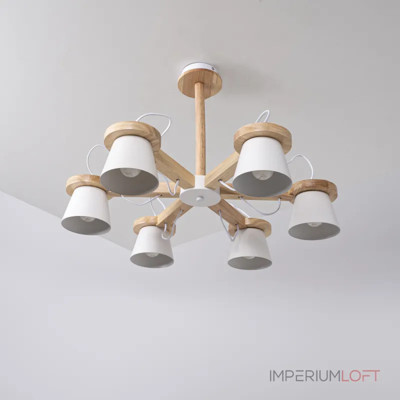 Люстра на штанге NATURA B6 White