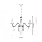 Подвесная люстра RAINBOW D80
