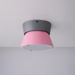 Потолочный светильник KNAP D25 Pink с элегантным сдержанным плафоном